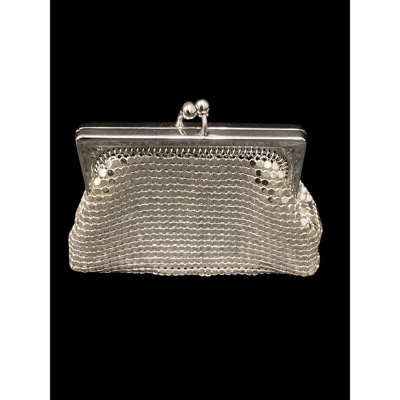 Gorgeous VTG Whiting & Davis Silver Mesh Bags Set - Purse And Coin Purse - Picture 2 of 10